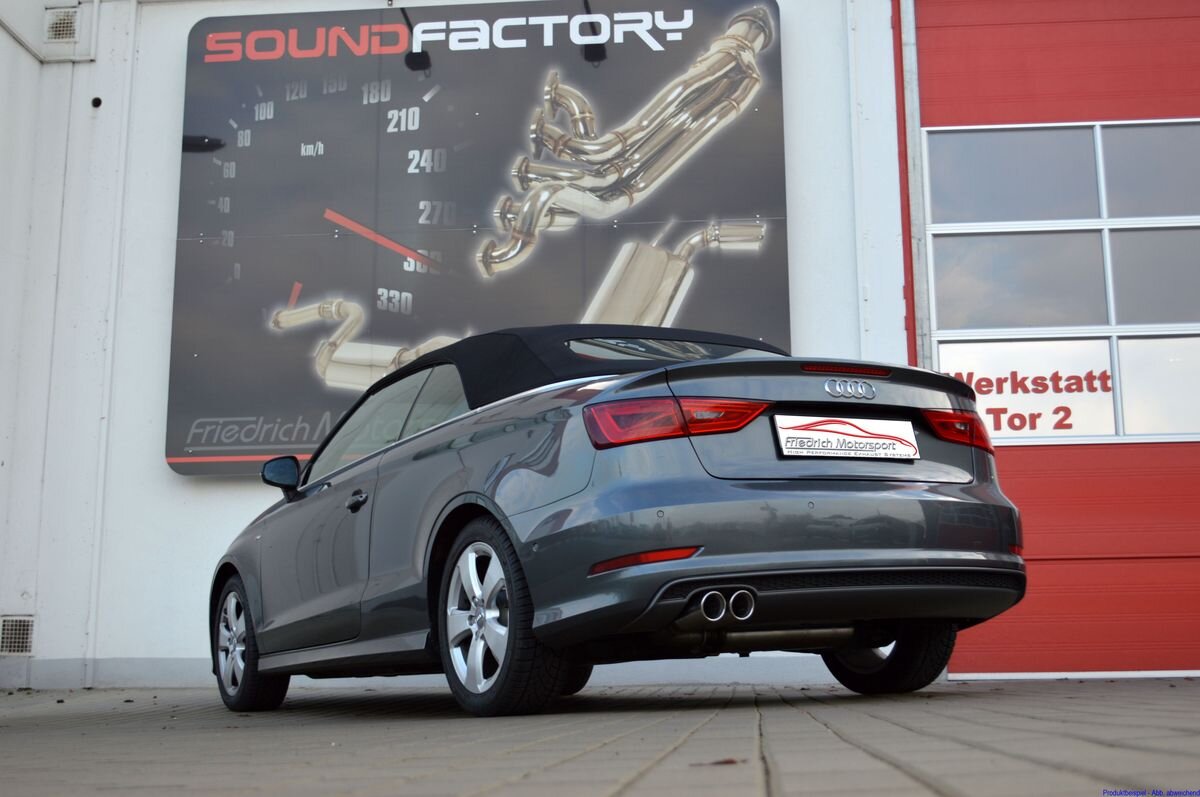 FMS Sportauspuff Stahl Audi A3 Cabrio Frontantrieb (8V, ab 01.14) 1.8, 406,07
