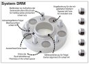 H&amp;R Trak+ Wheels spacer DRM-system 60 mm