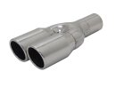 Novus Y-Endpipe Ø 2x76mm SR-Design