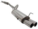 Novus catback system 2,5" stainless from catalyst 2...