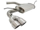 Novus sport exhaust N stainless 2 x 76mm SR-Design