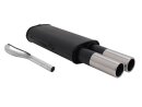 Novus Endschalldämpfer Gruppe N 2 x 76 mm M-Design