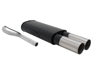Novus Endschalldämpfer Gruppe N 2 x 76 mm RL-Design