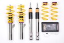 coilover Variant 3 inox Separately adjustable compression and rebound stage damping.