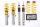 coilover Variant 3 inox Separately adjustable compression and rebound stage damping.