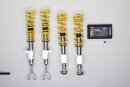 coilover Variant 3 inox Separately adjustable compression and rebound stage damping.