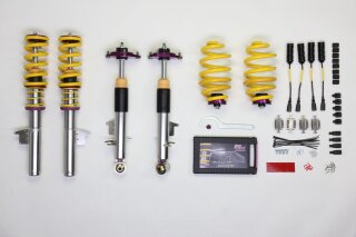 coilover Variant 3 inox Separately adjustable compression and rebound stage damping.