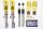 coilover Variant 3 inox Separately adjustable compression and rebound stage damping.