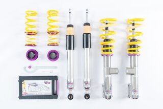 coilover Variant 3 inox Separately adjustable compression and rebound stage damping.