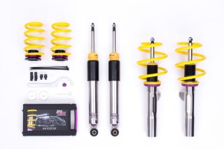 coilover Variant 3 inox Separately adjustable compression and rebound stage damping.