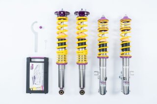 coilover Variant 3 inox Separately adjustable compression and rebound stage damping.