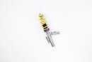 coilover Variant 3 inox Separately adjustable compression and rebound stage damping.