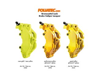 FOLIATEC Bremssattel Lack Set neon gelb 2184 günstig online kaufen