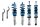 Bilstein B16 PSS9 coil-over 9-position adjustable FA 30-50 / RA 30-50mm
