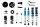 Bilstein Clubsport® coil-over 10-position adjustable for rebound and compression FA 30-40 / RA 5-25mm