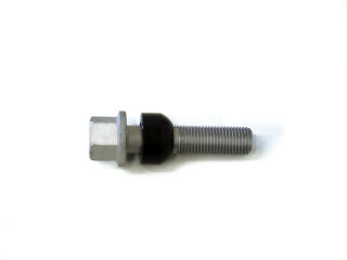 H&R Kugelbundschraube silber Schraubenkopf Ø = 28mm mit beweglichem Kugelkonus für Porsche Original Alu-Räder M14 x 1,5 60mm SW 19