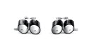 Akrapovic Endrohr Set Carbon 550/560