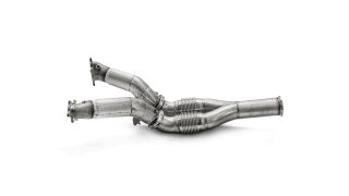 Akrapovic Downpipe / Link pipe set (SS) für Serien-Turbolader