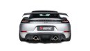 Akrapovic Endrohr Set Titan - Silber