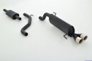 63.5mm catback-system aluminised steel