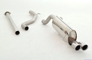 63.5mm catback-system stainless steel