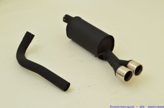 Friedrich Motorsport Sportendschalldmpfer aluminierter Stahl