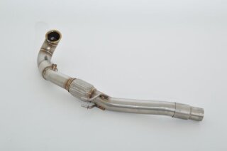 76mm downpipe with 200 cells sport-catalyst stainless steel