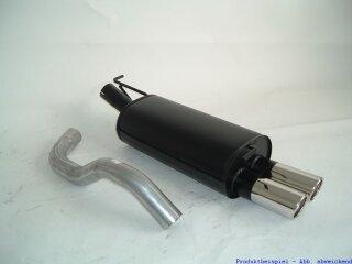 Friedrich Motorsport Sportendschalldmpfer aluminierter Stahl