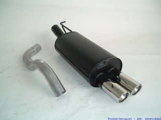 Friedrich Motorsport Sportendschalldmpfer aluminierter Stahl