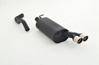 back-silencer S3-Look aluminised steel