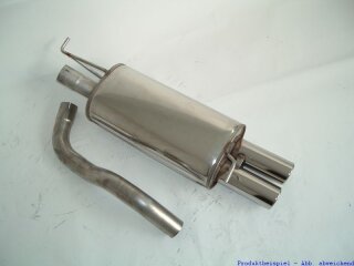 Friedrich Motorsport Sportendschalldmpfer Edelstahl