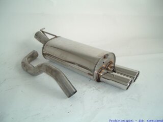 Friedrich Motorsport Sportendschalldmpfer Edelstahl