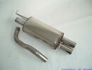 back-silencer stainless steel