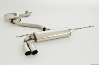 76mm catback-system stainless steel