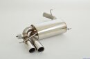 76mm back-silencer with tailpipe left &amp; right stainless steel