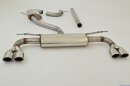 76mm catback-system with tailpipe left &amp; right stainless steel