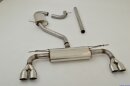 76mm catback-system with tailpipe left &amp; right stainless steel