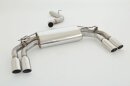 76mm back-silencer with tailpipe left & right with...