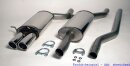 63.5mm catback-system stainless steel