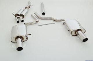 70mm catback-system with tailpipe left & right stainless steel