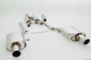 70mm catback-system with tailpipe left &amp; right stainless steel