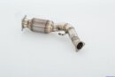 76mm downpipe with 200 cells HJS sport-catalyst stainless...