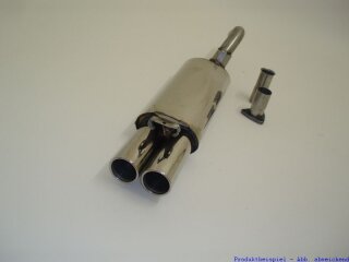 back-silencer stainless steel