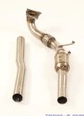 70mm downpipe with 200 cells HJS sport catalyst stainless steel