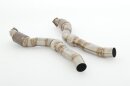 2x90mm downpipe with 200 cells HJS sport catalyst...