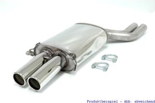 back-silencer stainless steel