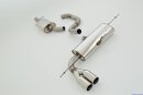 63.5mm catback-system stainless steel