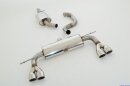 70mm catback-system with tailpipe left &amp; right stainless steel