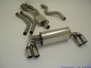 Friedrich Motorsport 2x63.5mm Duplex-Anlage mit 200 Zellen Sport-Kats. Edelstahl