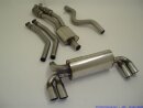 Friedrich Motorsport 2x63.5mm Duplex-Anlage mit 200 Zellen Sport-Kats. Edelstahl